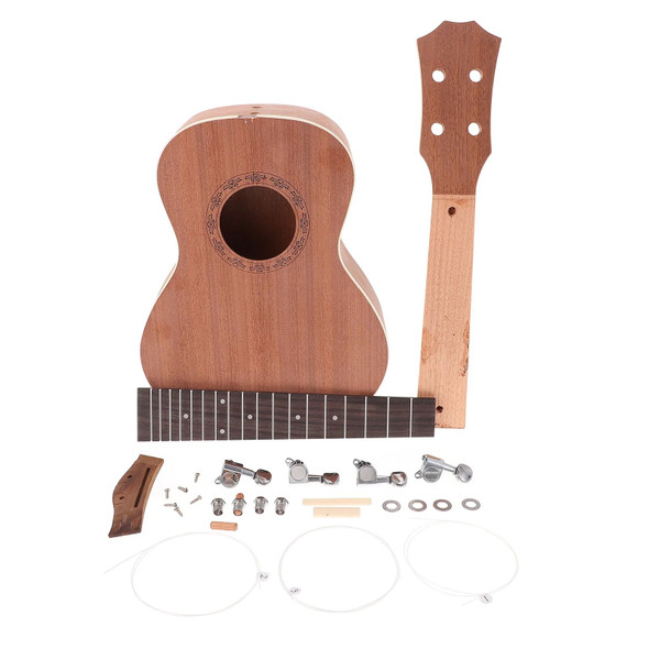 DIY Paintable Ukelele Materials Kit 23 Inch Ukulele Kids Goodie Bag Stuffers Manual