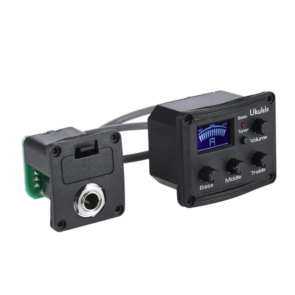 Acoustic Electric Guitar Preamp Pickup Digital Tuner Ukulele Pickup Preamplifier 4 Band Tuner System With LCD Display Dropship Acoustic Electric Guitar Preamp Pickup Digital Tuner Ukulele Pickup Preamplifier 4 Band Tuner System With LCD Display Dropship