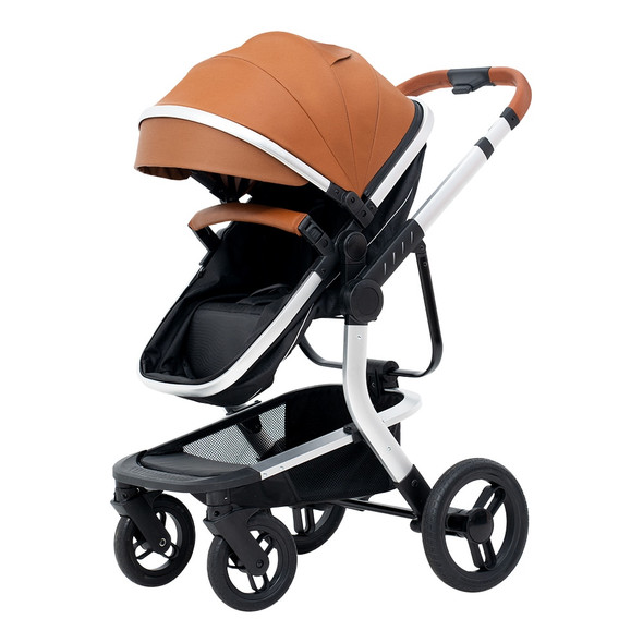 Multifunction 5-IN-1 Baby Stroller Portable Pram High Landscape Infant Cart Luxury Baby Carriage With Car Seat Base Pushcar 2023