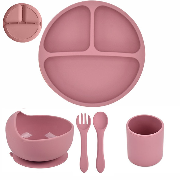 Baby Bowl Set Food Grade Silicone Baby Training Tableware Set Baby Dishes for Children Boy Girl Gifts Baby Feeding Tableware