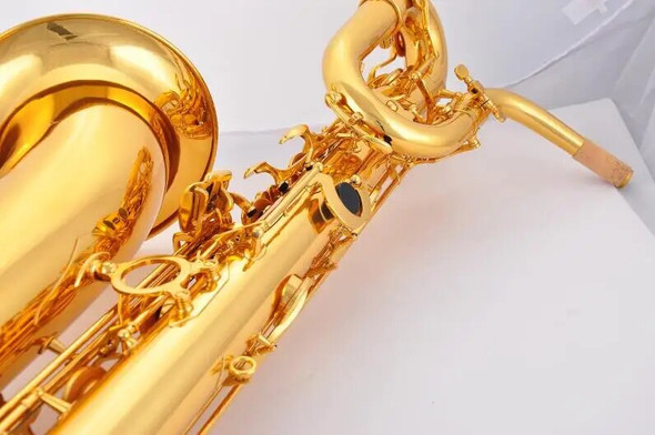 Customize Professional Eb Baritone Saxophone Gold body Low A +case
