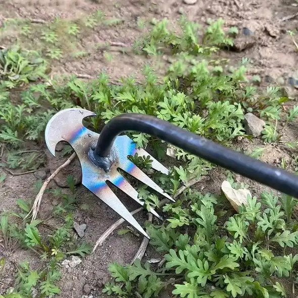 New Weeding Artifact Uprooting Weeding Tool Manganese Steel Garden Weeder Loose Soil Hand Weeding Removal Puller Gardening Tools New Weeding Artifact Uprooting Weeding Tool Manganese Steel Garden Weeder Loose Soil Hand Weeding Removal Puller Gardening Tools