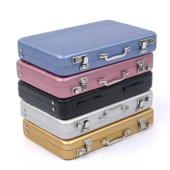 Aluminum Storage Box Business ID Credit Card Holder Mini Suitcase Bank Card Box Holder 2023 New Jewelry Case Rectangle Organizer