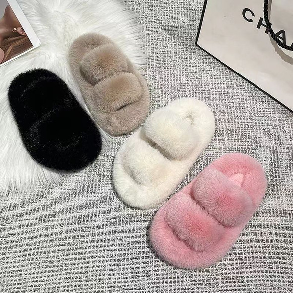 Children's  Slippers Autumn and Winter New Girls' Indoor Plush Cute Anti Slip Princess Slippers Children's Warm Plush Slippers