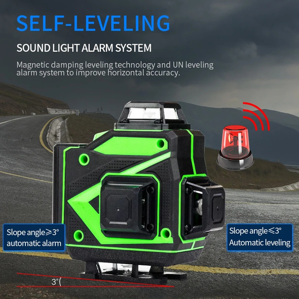 12 Lines 3D Laser Level Green Line Self-Leveling 360 Horizontal And Vertical Super Powerful Laser Level Green Beam Laser Level 12 Lines 3D Laser Level Green Line Self-Leveling 360 Horizontal And Vertical Super Powerful Laser Level Green Beam Laser Level