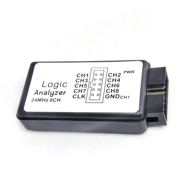 USB Logic Analyzer 24M 8CH Microcontroller ARM FPGA Debug Tool 8 Channels Can Gather at the Same Time So As to Signal Analyze