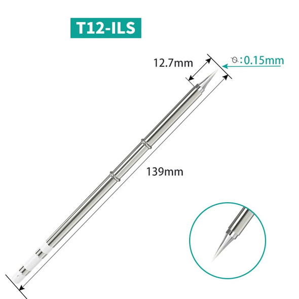 1 Pc T12 Soldering Iron Tip ILS/K/I/BC2/C4 70W 139mm Soldering Station Supplies Electric Welding Equipment Welder Accessories