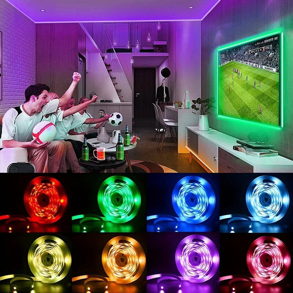 RGB 5050 Strip Led Lights for TV 3 Key Control USB 5V Led Tape for TV Backlight Home Party Decoration Flexible Ribbon RGB 5050 Strip Led Lights for TV 3 Key Control USB 5V Led Tape for TV Backlight Home Party Decoration Flexible Ribbon