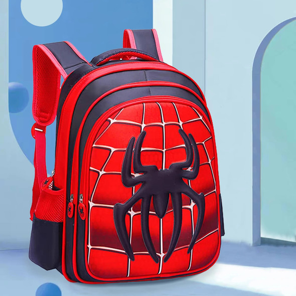 3D three-dimensional cartoon spider schoolbag set of children's schoolbag cute boys cartoon shoulder bag