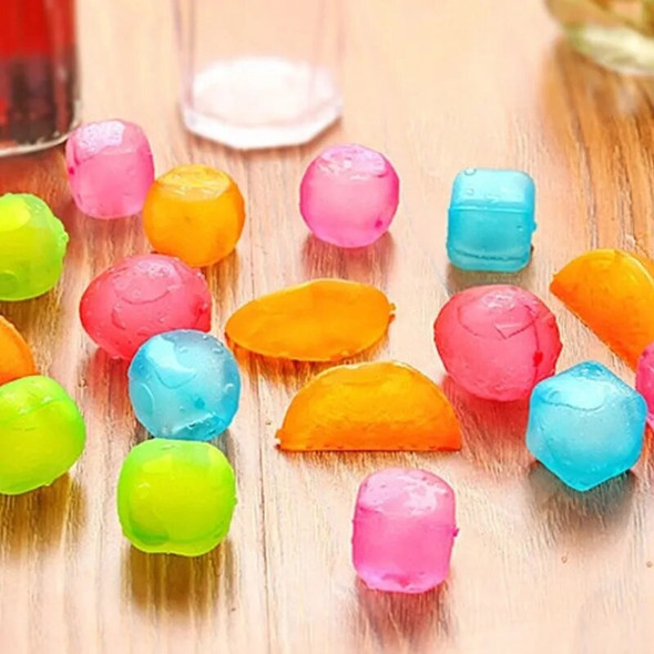 6pcs Grade Refreezable Ice Cubes Plastic Non-Diluting Ice Cubes Reusable Washable Ice Cubes for Picnic Camping