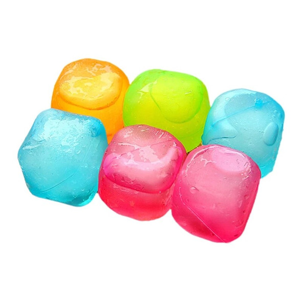 6pcs Grade Refreezable Ice Cubes Plastic Non-Diluting Ice Cubes Reusable Washable Ice Cubes for Picnic Camping