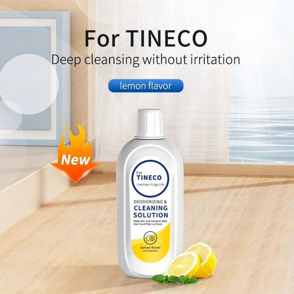 Floor Cleaning Liquid Solution Lemon Flavor 500ml For Tineco Floor One S3/S5/iFloor/Breeze/S5 Combo/S7 Pro Vacuum Robot Parts