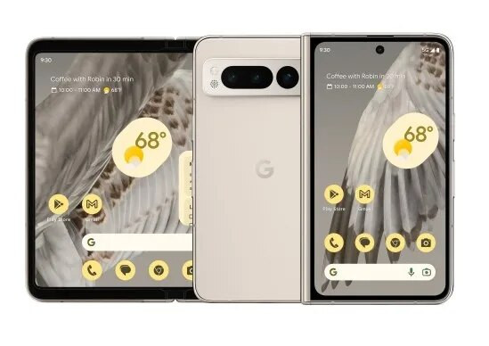 New Google Pixel Fold 5G Smartphone Google Tensor G2 120Hz Foldable OLED Display 48MP Triple Cameras Android 13 Pixel Fold