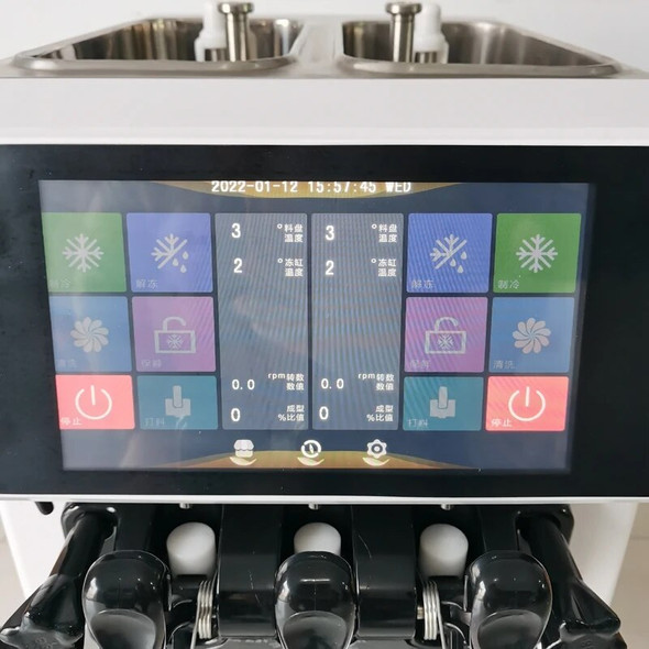 2024 New Manufacturers Commercial Automatic Desktop Ice Cream Machine High Quality Low Price Ice Cream Machine 28-32L/H