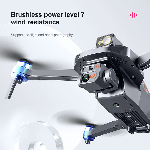 360° Laser Obstacle Avoidance Drone EIS Technology 8K HD Dual Len Aerial Photography UAV GPS Positioning Remote Control Aircraft