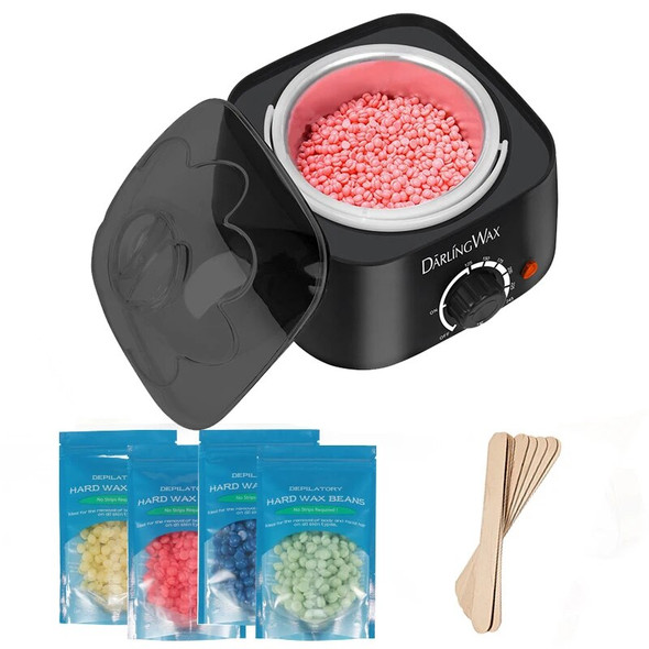 500CC Wax Heater Hair Removal Machine Set Warmer Wax-melt Waxing Kit Wax Beans Bead Heating Machine Paraffin Depilatory Epilator 500CC Wax Heater Hair Removal Machine Set Warmer Wax-melt Waxing Kit Wax Beans Bead Heating Machine Paraffin Depilatory Epilator