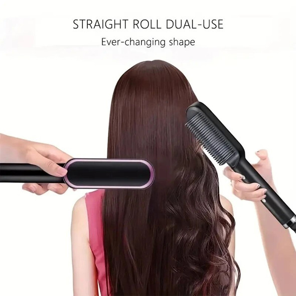 5-speed Straight Hair Comb Thermostatic Electric Straightening Brush Quick Heat Professional Hair Straightening Styling Brush
