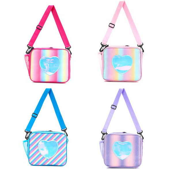 Large Capacity Student Lunch Bag Lunch Box Portable Double Zip Handbag Thermal Insulation Bento Bag Square Insulation