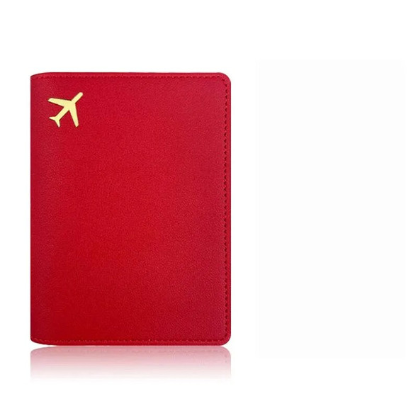 Fashion Travel Passport Cover Women Men Passport Credit Card Holder Case PU Leather Business Card Passport Wallet