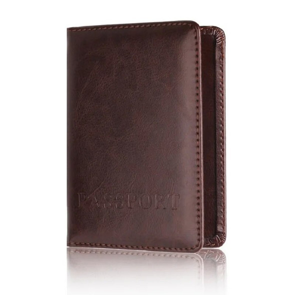 Passport Cover Case PU Leather Travel Accessories Credit Card Bag Men Women Passport Protector Fashion Leather Passport Holder