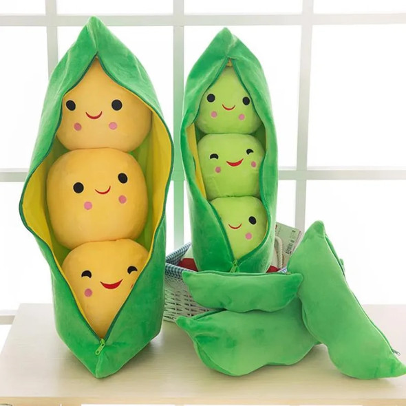 25CM Cute children's baby plush peas filled plant doll toy children kawaii quality pea-shaped pillow toy boy girl gift 25CM Cute children's baby plush peas filled plant doll toy children kawaii quality pea-shaped pillow toy boy girl gift