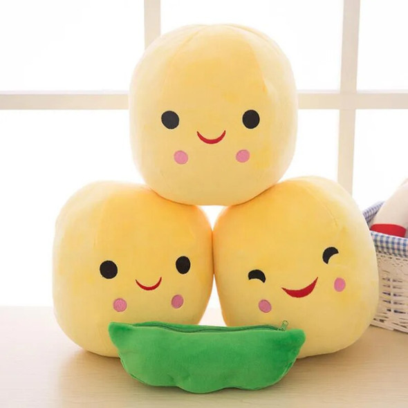 25CM Cute children's baby plush peas filled plant doll toy children kawaii quality pea-shaped pillow toy boy girl gift 25CM Cute children's baby plush peas filled plant doll toy children kawaii quality pea-shaped pillow toy boy girl gift