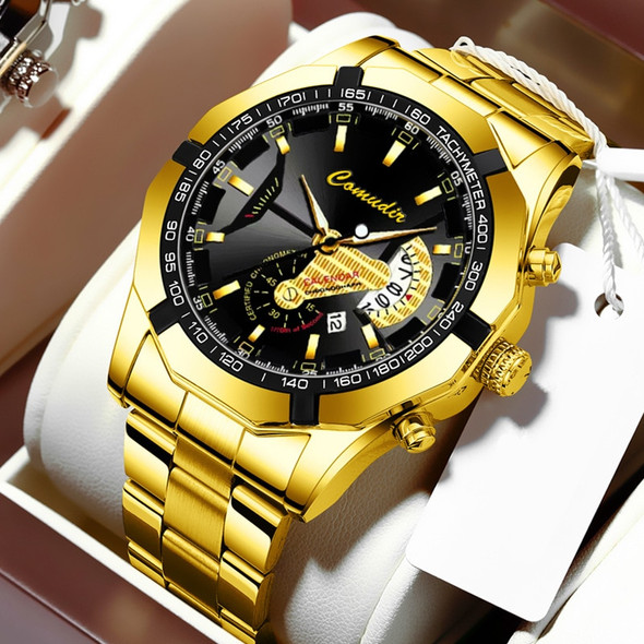 2023 Top Brand Luxury Quartz Men's Watch Stainless Steel Business Sport Watches for Men Waterproof Clock Relogios Masculino