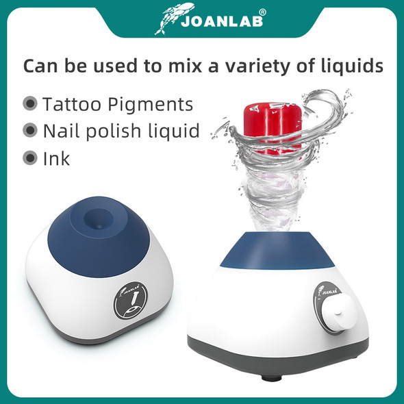 JOANLAB Mini Vortex Mixer Lab Equipment Oscillator Shaker Lab Multifunctional mixer Tattoo Pigment Nail Polish Liquid Ink Mixer