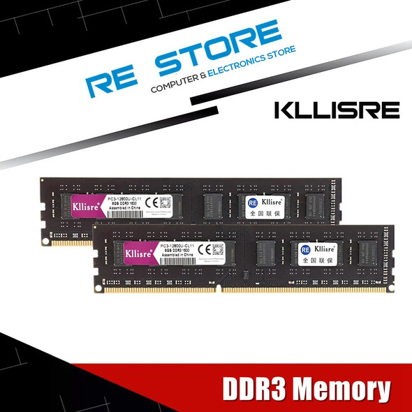 Kllisre DDR3 8GB 4GB 1333Mhz 1600MHz Ram Desktop Memory 240pin 1.5V DIMM