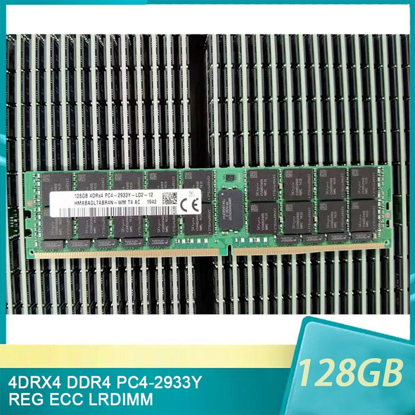 1 Pcs 128GB 128G HMABAGL7ABR4N-WM 4DRX4 DDR4 PC4-2933Y REG ECC LRDIMM RAM For SK Hynix Memory