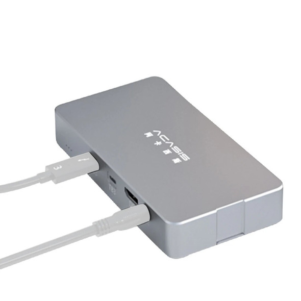 Acasis M.2 2/4-Bay Enclosure Docking Station Type C to USB3.0 TB3 Hard Disk Box External for NVME PCI-E M-Key/B+M Key 2280 SSD