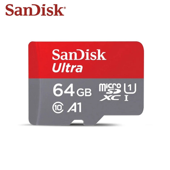 100% Original SanDisk Micro SD Card Class 10 TF Card 32GB 64GB 128GB Memory Card Up to 140MB/s for Phone Tablet Flash Card 256GB