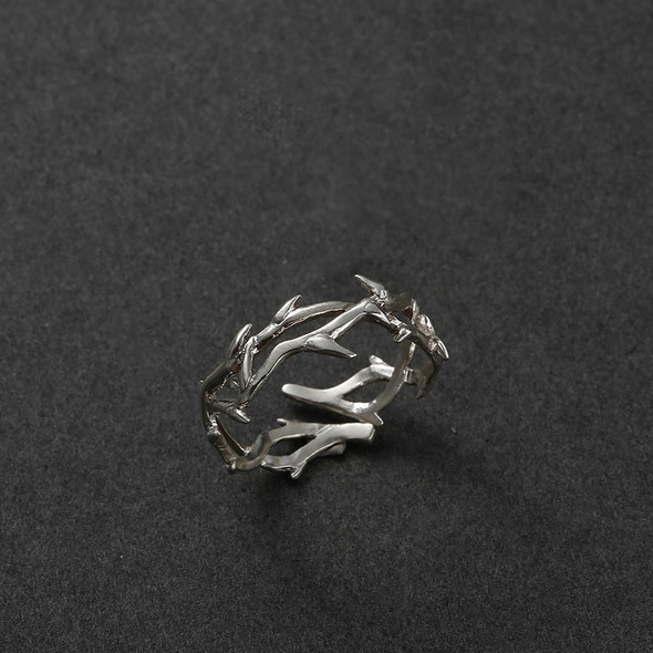 Punk Fashion Irregular Thorns Couple Rings Retro Hip-hop Personality Adjustable Finger Ring For Men Women Lovers Jewelry Gifts