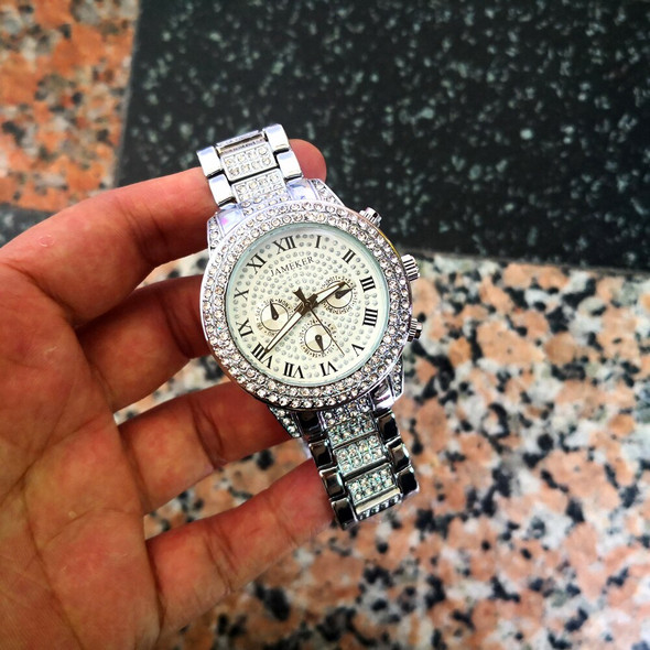 Reloj Mujer Sterling Silver Watch Women Diamond Watches Ladies Wrist Watch Stainless Steel Waterproof Clock Women's Wristwatches