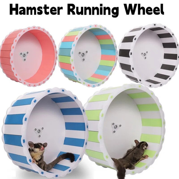 Pet Sport Wheel Hamster Disc Exercise Wheel Silent Rotatory Jogging Wheel Hamster Running Wheel Funny Running Disc Toy