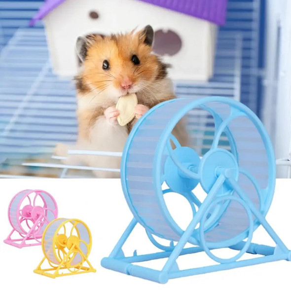 Hamster Jogging Running Wheel Pets Thickened Sport Toy with Holder Small Animals Rotatory Toys Exercises Pet Supplies