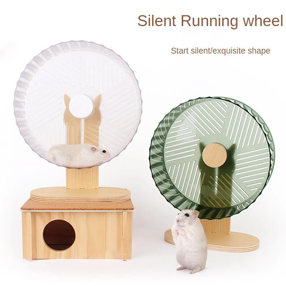 Super Silent Hamster Running Wheel Transparent Acrylic Hamster Exercise Wheel Hamster Toy Hamster Cage Landscaping Supplies