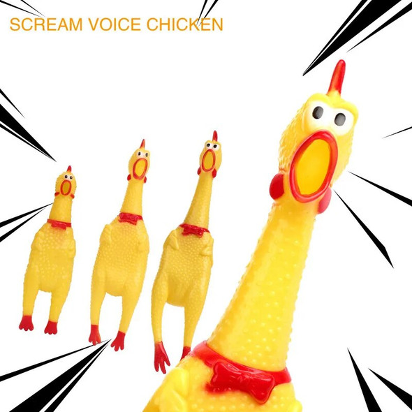 New Pets Dog Squeak Toys Screaming Chicken Squeeze Sound Dog Chew Toy Durable Funny Yellow Rubber Vent Chicken 17CM 31CM 40CM New Pets Dog Squeak Toys Screaming Chicken Squeeze Sound Dog Chew Toy Durable Funny Yellow Rubber Vent Chicken 17CM 31CM 40CM
