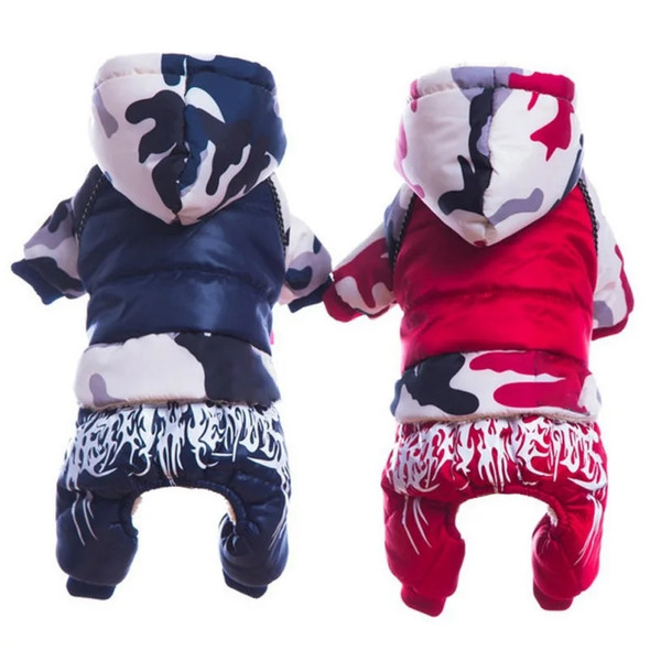 Winter Puppy Dog Coat Pet Clothes Windproof Dog Snowsuit Warm Fleece Padded Winter Pet Clothes for Dogs Cats Apparel Winter Puppy Dog Coat Pet Clothes Windproof Dog Snowsuit Warm Fleece Padded Winter Pet Clothes for Dogs Cats Apparel