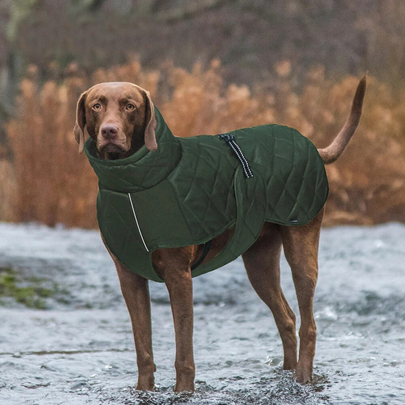 Windproof Dog Jackets Winter Cold Weather Dog Coats with Harness Easy Walking Soft Warm Clothes Apparel for Medium Large Dogs