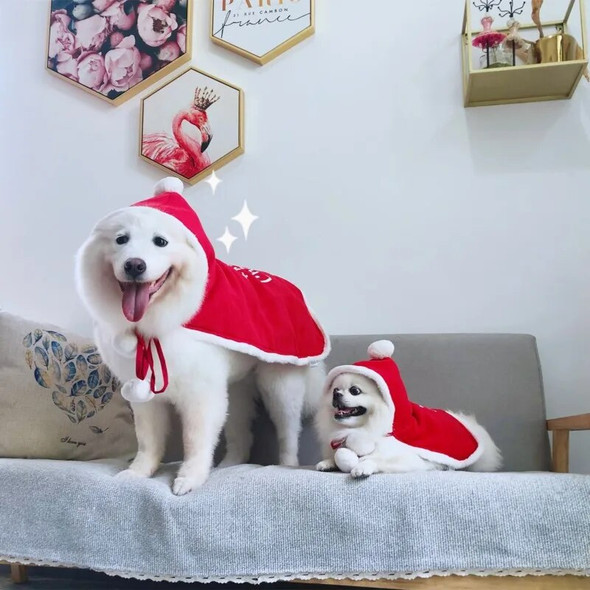 Small And Big Dogs Apparel Christmas Cloak Small And Big Dogs Apparel Christmas Cloak