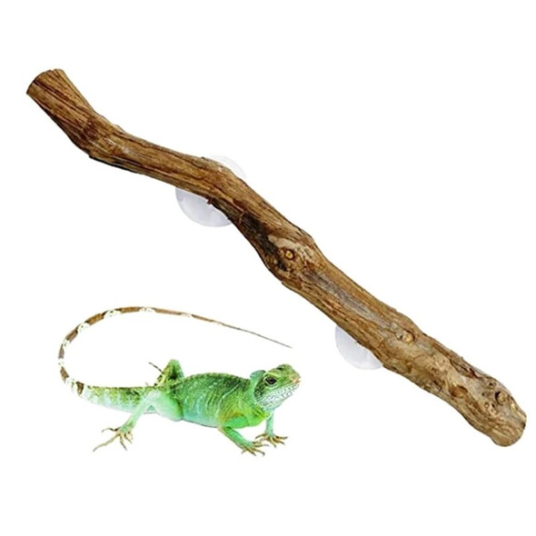 Reptile Plant Climber Vine / Bamboo with Suction Cups Jungle Habitat Decor for Lizard Geckos Snake