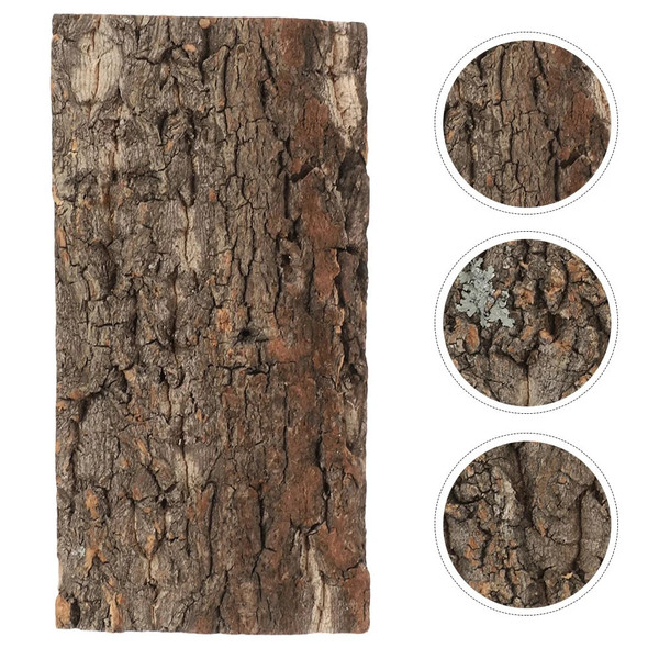 Reptile Box Terrarium Decor Cork Bark Reptiles Decorative Background Aquarium Fish Tank Boards Snake Habitat Decoration
