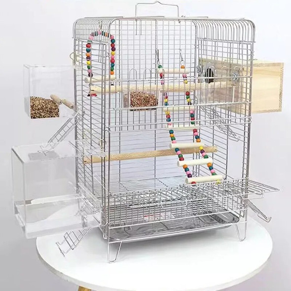 Parrot House Bird Cage Budgie Alcancias Travel Large Feeder Habitats Toys Bird Cage Houses Cage Pour Oiseaux Pet Decoration