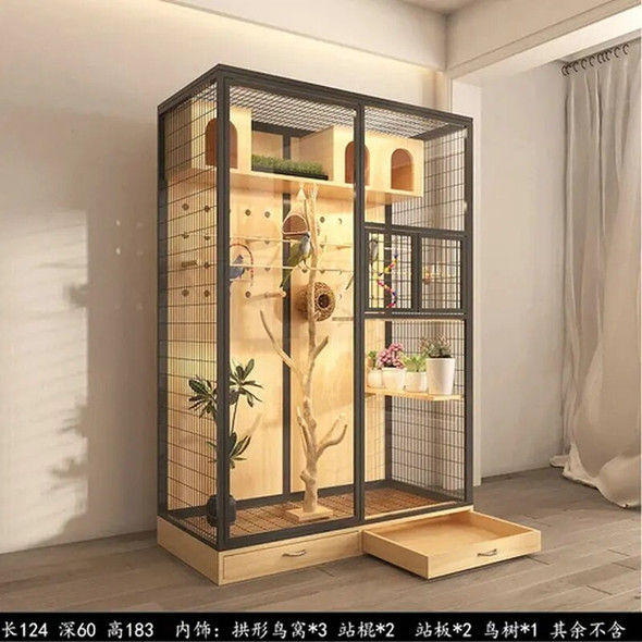 Balcony Bunny Bird Cage Outdoor Perches Protector Dog Hut Feeder Bird Cage Pigeon Vogelkooi Accessoires Habitat Decorations