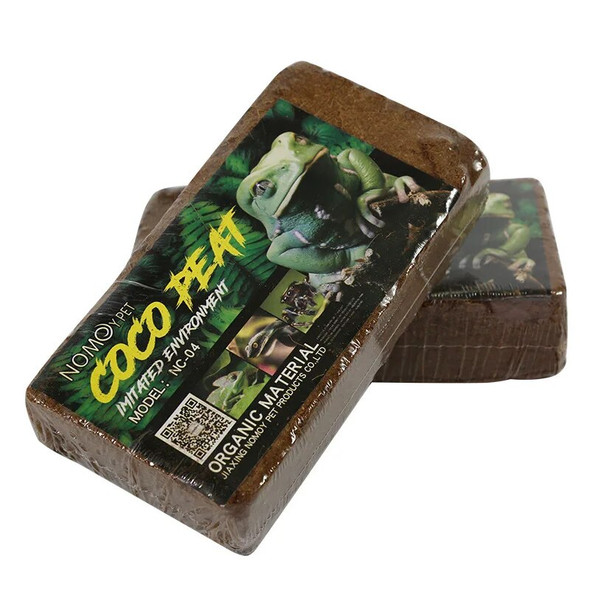 Tortoise Reptile Bedding Soil 650g Reptile Coconut Soil Natural Coconut Fiber Substrate Lizard Reptile Terrarium Bottom Supplies