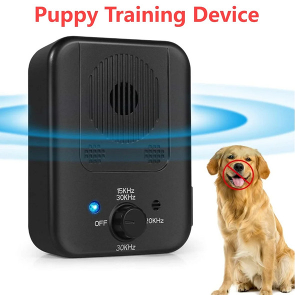 Ultrasonic Stopper Bark Dog Repeller Pet Training Stop Barking Anti Noise Device Anti-barking Dog Training Device Pet Supplies