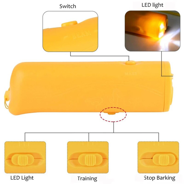 3 in 1 et Dog Repeller Anti Barking Device Ultrasonic Dog Repeller Stop Bark Control Training Supplies With LED Flashlight 3 in 1 et Dog Repeller Anti Barking Device Ultrasonic Dog Repeller Stop Bark Control Training Supplies With LED Flashlight