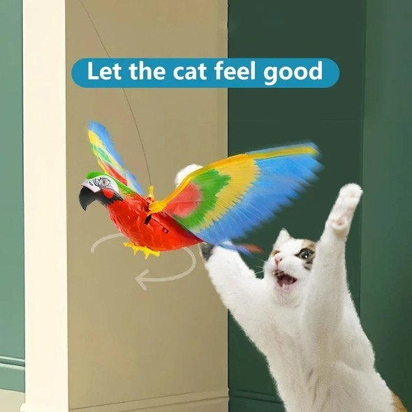 Simulation Bird Interactive Cat Toys Electric Hanging Eagle Flying Bird Cat Teasering Play Cat Stick Scratch Rope Pet Toys Simulation Bird Interactive Cat Toys Electric Hanging Eagle Flying Bird Cat Teasering Play Cat Stick Scratch Rope Pet Toys