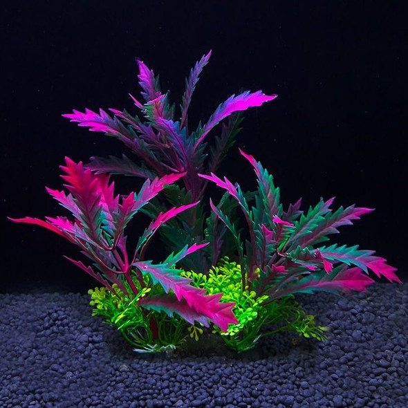 Fish Tank Ornament Plant Aquarium Artificial Decor Plants Simulation Water Grass Fish Bowl Plastic Weeds Decoration 5.5 inch